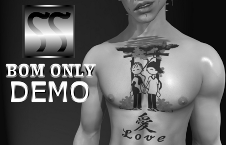 Second Life Marketplace - Love Tattoo Male - Male DEMO